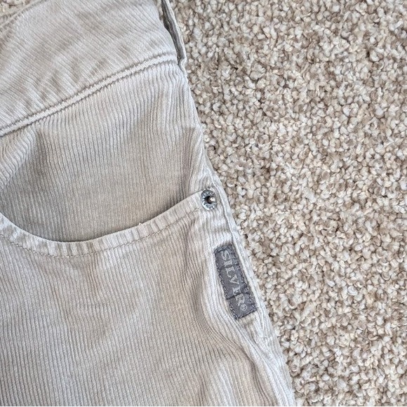 Silver Jeans Co Corduroy Flare Bootcut Women's Pants Tan Beige Size 31 - Picture 3 of 11